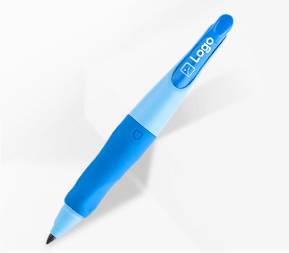 Soft silicone grip ballpoint pen